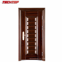 TPS-015 Mejor precio de puerta de acero de doble hoja, puerta de doble hoja de hierro forjado para apartamento